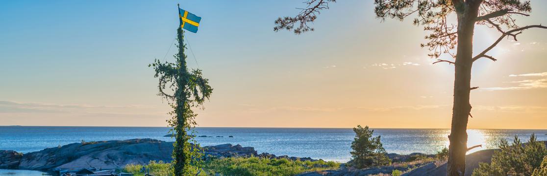 Midsommarstång i Sverige