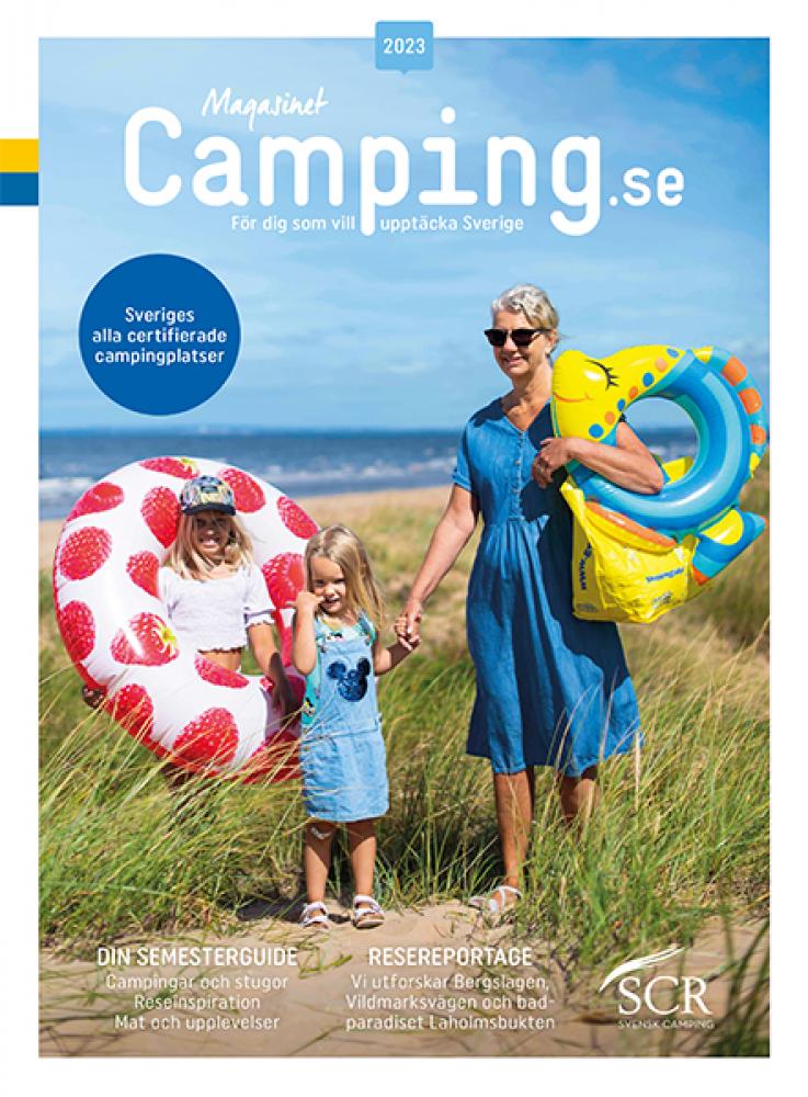 Framsidan på Magasinet Camping.se 2023.